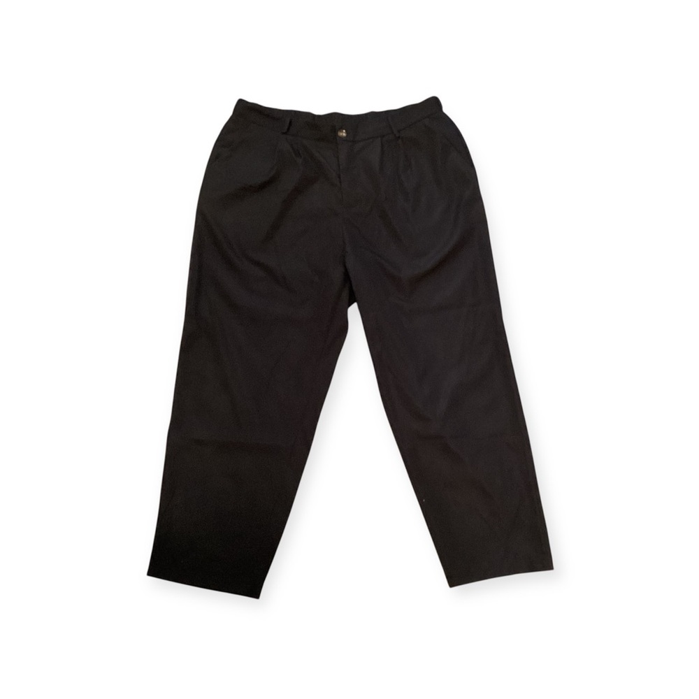 Black Dress Pants with Elastic Waistband Size 2X
